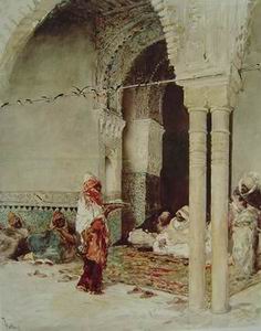 Arab or Arabic people and life. Orientalism oil paintings 220